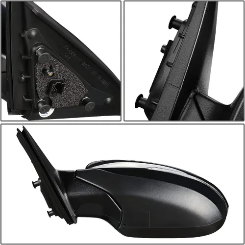 Vista 3 de Auto Dynasty Espejo retrovisor para puerta de visión lateral izquierda, compatible con Kia Optima 11-13