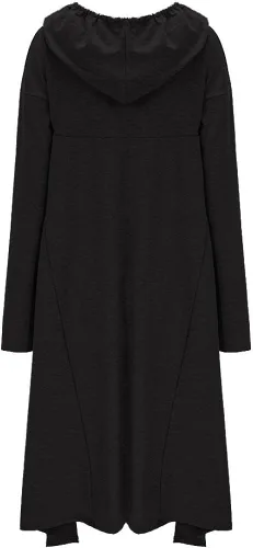 Vista 7 de Xuan2Xuan3 sudadera holgada, con bolsillos canguro, abrigo de vestir para mujer.