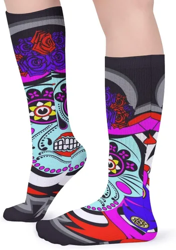 Vista 4 de Sport Socks Dress Decor Socks Comfortable And Breathable Socks