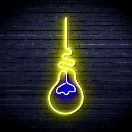 Vista 17 de AdvPro Muestra de neón LED de silicona flexible de bombilla - azul - st16s42-fnu0064-b