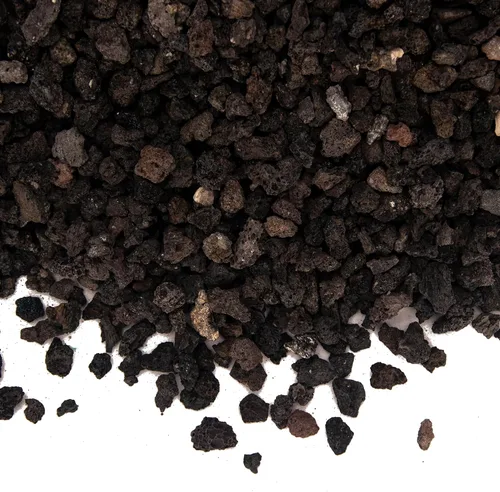 Vista 8 de Aditivo de suelo de roca de lava negra de 18 libras para cactus suculentas, piedras de roca volcánica para plantas