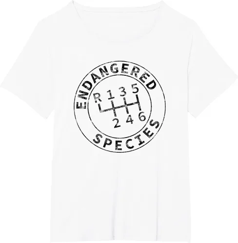 Vista 43 de Endangered Species Stick Shift Manual Transmission Drivers T-Shirt Baby Blue