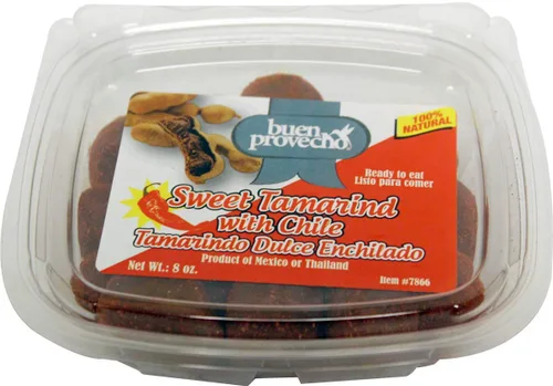 Vista 5 de Buen Provecho - Bocadillo de tamarindo [ Paquete de 2 - Tamarindo Dulce] 12 Oz - 100% Natural