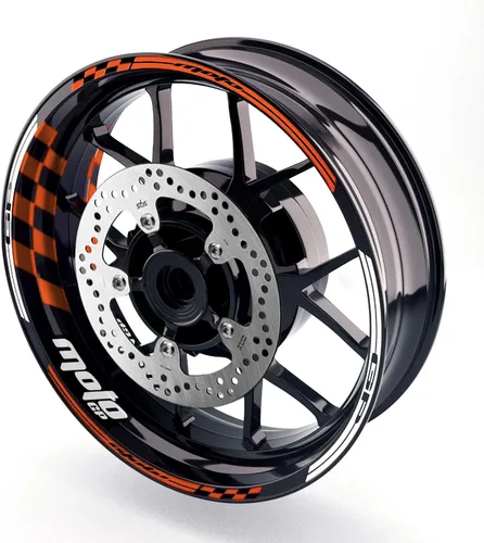 Vista 7 de MC MOTOPARTS Adhesivos para llanta de rueda 17 pulgadas Cinta adhesiva AA01 Compatible con GSX1300R GSXR1000 GSXR600 (Azul Aqua)