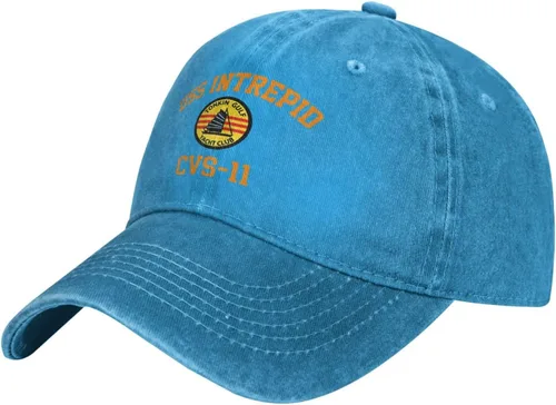 Vista 4 de USS Intrepid Cvs-11 - Gorra de béisbol unisex para adultos