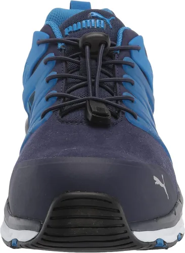 Vista 2 de PUMA velocidad de seguridad 2.0 negro bajo ASTM SD seguridad zapatos dedo del pie de metal libre fibra de vidrio puntera antideslizante hombres