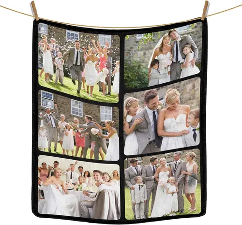 Vista 33 de Regalos personalizados de cumpleaños para el Día del Padre, para papá, abuelo, hombres, manta personalizada con fotos para mi papá, regalos de hija