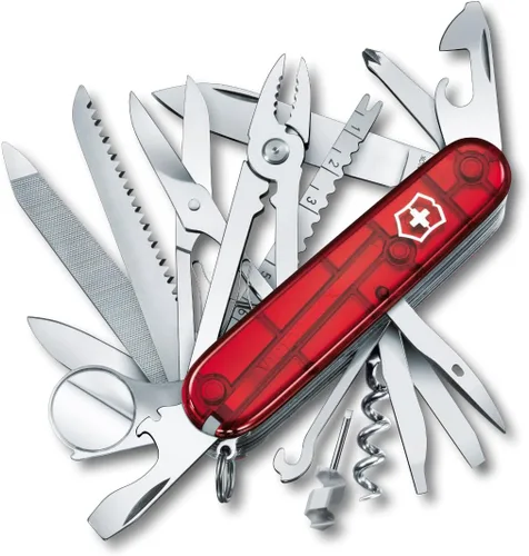 Vista 3 de Victorinox Swiss Champ Wood, navaja de bolsillo del ejército suizo 29 Madera