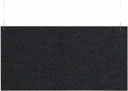 Vista 25 de Versare Baffles acústicos colgantes SoundSorb Material de amortiguación de sonido Colgado de techo Diseño moderno Paneles SoundSorb beige