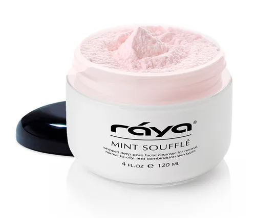 Vista 10 de Raya Mint Soufflé Limpiador Facial 16 oz (102) Lavado facial equilibrado con pH para pieles grasas y mixtas Ayuda a eliminar los poros
