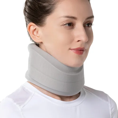 Vista 7 de Velpeau Collar de cuello para dolor de cuello y fuerte apoyo, collar cervical suave para dormir erguido, dormitar - estabiliza y alivia la presión