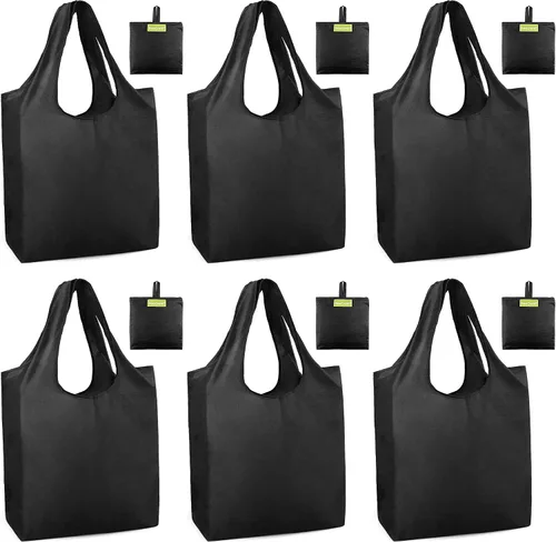 Vista 10 de Bolsas de la compra de animales reutilizables plegables bolsas de comestibles