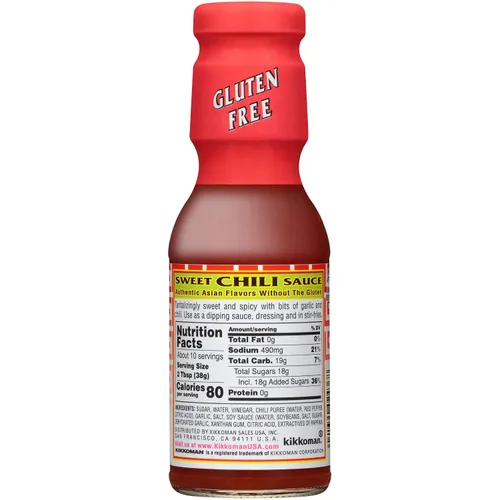 Vista 2 de Kikkoman Salsa de chile dulce sin gluten, 13 oz