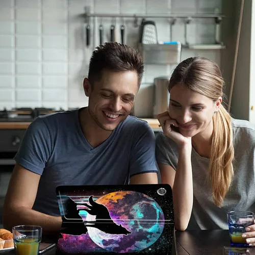 Vista 121 de Funda para tablet Fire 7 (12ª generación, versión 2022), delgada, a prueba de golpes, delgada, de piel sintética, con función de apagado/encendido