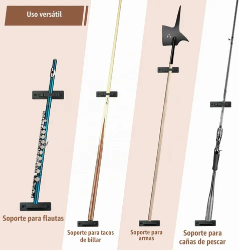 Vista 4 de Soporte vertical de pared Katana ajustable, espada samurái, colección de espadas, exhibición inclinada para cosplay Blade Tanjirou Zoro Wakizashi