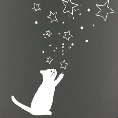 Vista 2 de Fringe Studio "CELESTIAL CAT" - Taza de gres New York, colección PetShop (429073)