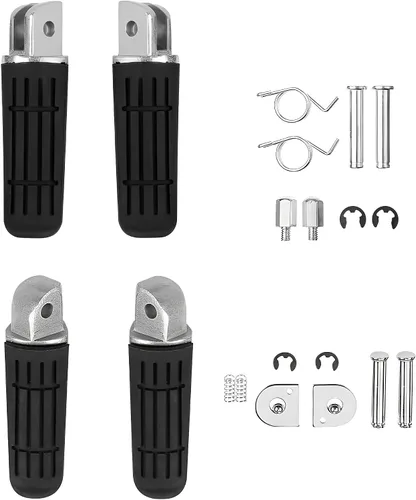 Vista 8 de Reposapiés delanteros para motocicleta para Yamaha YZF1000 R1 FZ1 FZ6R FZ6 FJR1300 FZ400 XJR1200 XJR1300 XJR400 XJ6 TDM