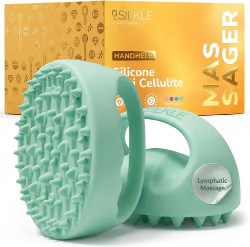 Vista 10 de SILKLE - Herramienta de masaje de silicona para celulitis, cepillo de masaje anticelulítico