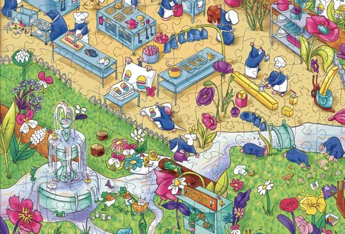 Vista 3 de The Forest Feast • Rompecabezas de 1000 piezas de The Magic Puzzle Company • Serie Dos