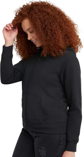 Vista 3 de Hanes EcoSmart Sudadera con capucha y cremallera completa para mujer