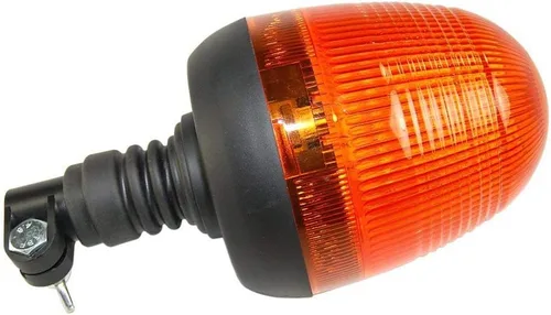 Vista 4 de HQRP 12V Flexible Montaje en Tubo de Seguridad Bajo Perfil Ámbar Baliza Luz de Advertencia Estroboscópica Cargador sobre orugas/Bulldozer