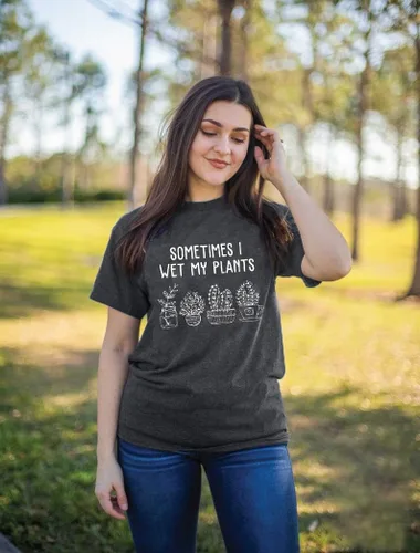Vista 5 de Gardening Shirts for Women Plant Lover T Shirt Cute Gardener Tshirt Garden Graphic Tees Gardening Gifts Tops