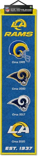 Vista 55 de Pendón hereditario de 8 x 32 pulgadas de Winning Streak , talla única Arizona Cardinals