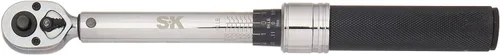 Vista 2 de SK Tools USA - Llave dinamométrica ajustable de 1/4 pulgadas, 20-150 pulgadas. lb, 77002