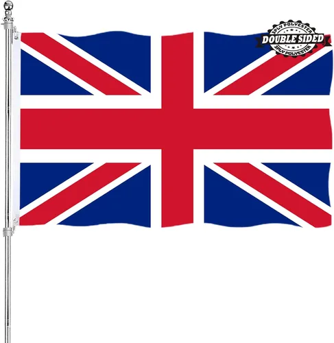 Vista 20 de Bandera albanesa de Albania 3x5 doble cara para exteriores, banderas nacionales del país de alta resistencia de 3 capas de poliéster con 2 ojales