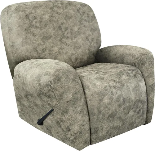 Vista 62 de ANARACHON Fundas para Sillas Reclinables Tipo Cuero, 4 Piezas Funda para Sillón Reclinable Lazy Boy, Protector de Muebles - Funda Suave Lavable
