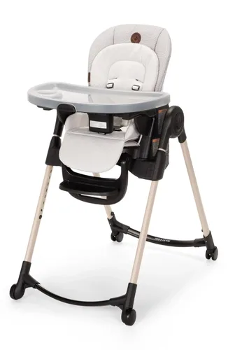 Vista 20 de Maxi-Cosi Minla - Silla alta 6 en 1 para bebés y niños pequeños, silla alta plegable portátil, tela EcoCare, 9 alturas, 5 reclinables, 4 posiciones