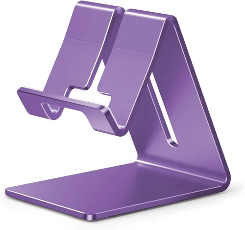Vista 9 de Soporte para Teléfono, Soporte para Teléfono de Aluminio para iPhone 16 15 14 13 12 11 X 8 7 6 Plus 5, Tableta, Samsung, Huawei, Adecuado para Todos