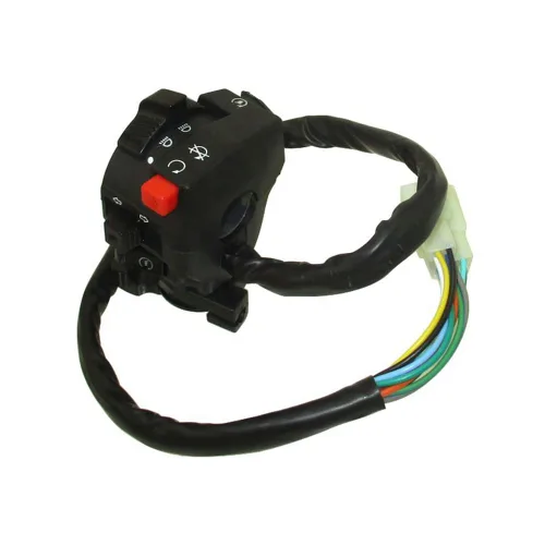 Vista 7 de Conjunto de interruptor de control de mango de 12 cables de 5 funciones con palanca de estrangulador para cuatrimoto chino de 4 ruedas ATV 110cc