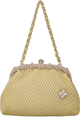 Vista 3 de BGMIX Bolsos de noche de las mujeres Bolsos de fiesta Carteras de boda Totes Satchel Monedero de noche Bolso de embrague grande