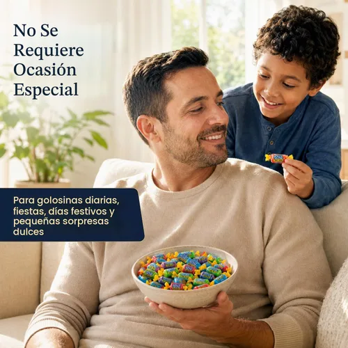 Vista 4 de Surtido de caramelos duros a granel de 1 libra, sabor a fruta, envueltos individualmente (74 piezas)