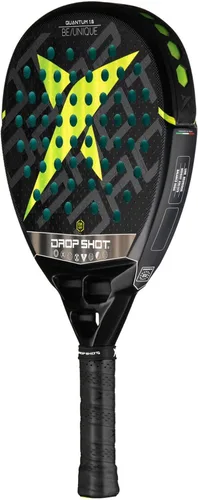 Vista 6 de Drop Shot DP304020 Pala de pádel BE Línea Única [Quantum 1.0] Formato Diamante Grosor 1.5 pulgadas (1.496 in) 24K Rectángulo Cara Carbono