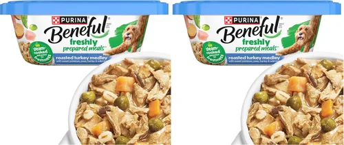 Vista 23 de Comidas preparadas Purina Beneful, comida para perro, paquete surtido, 10 onzas Tubo, paquete de 8
