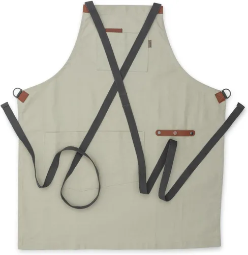 Vista 2 de Barebones Chef Grilling Apron - Cooking Aprons for Men and Women - Durable Canvas Apron with Pockets