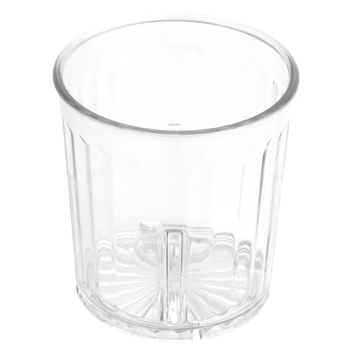 Vista 9 de G.E.T. 8809-1-CL-EC - Vasos facetados de plástico irrompibles resistentes a prueba de golpes, 9 onzas, transparente (juego de 4)