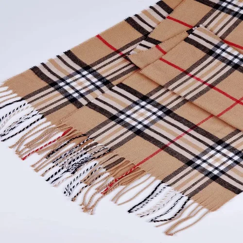 Vista 5 de Ausekaly Bufanda para hombre y mujer, bufanda de cuello de cachemira, bufanda de invierno, bufanda de otoño, más suave, clásica, cálida