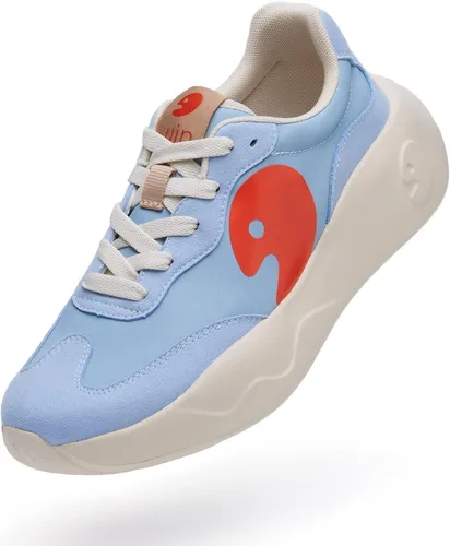 Vista 2 de UIN Tenis retro para mujer, ligeros, informales, cómodos, de diseño, pintados con arte