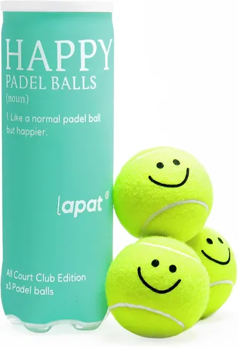 Vista 8 de LAPAT Pelotas de Padel - Lata individual con 3 Pelotas - Calidad Pro - Pádel