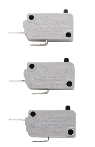 Vista 3 de KW3A - Interruptor de puerta para horno microondas, 16A, 125 V/250 V, interloc (2 normalmente abiertos y 1 normalmente cerrado) (paquete de 2)