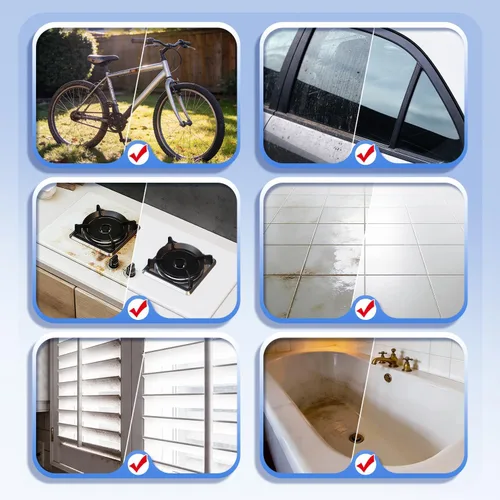 Vista 7 de Moongiantgo Limpiador de Vapor de Alta Presión, Máquina de Limpieza de Vapor de 2500W Portátil de Alta Temperatura para Baño, Humedad Ajustable