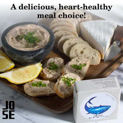 Vista 4 de Jose Gourmet Paté de atún, 2.65 oz paquete de 3