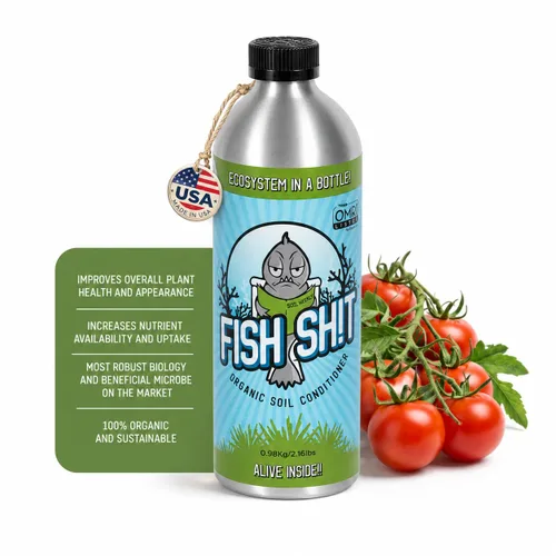 Vista 2 de Fish Head Farms - Acondicionador líquido orgánico de suelo, 1 litro, biología viva para plantas de interior y exterior, crecimiento de raíces
