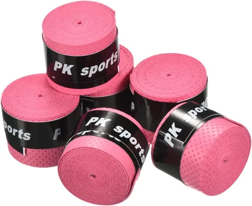 Vista 9 de PATIKIL Cinta de agarre de raqueta de tenis, PU Overgrip Ronda Surco Antideslizante Absorbe el sudor para caña de pescar de bádminton