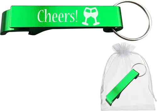 Vista 10 de El llavero personalizado para abrebotellas viene con bolsas, recuerdos de boda personalizados para invitados, abrebotellas grabados personalizados