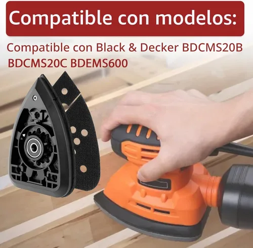 Vista 4 de 90604245 Ajuste para Black & Decker Reemplazo Lijadora Platina Montaje BDCMS20B BDEMS600
