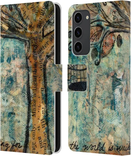 Vista 12 de Head Case Designs Officially Licensed Wyanne Half Light Nature 2 Leather Wallet Case Compatible with Samsung Galaxy S23+ 5G